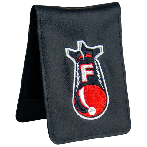 "F-Bomb" Premium Leather Scorecard Holder (IN STOCK)