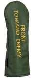 "Front Toward Enemy" Premium Leather Headcovers (IN STOCK)