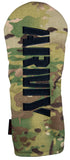 "ARMY" MultiCam Nylon Canvas Camouflage Headcovers