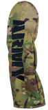 "ARMY" MultiCam Nylon Canvas Camouflage Headcovers