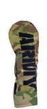 "ARMY" MultiCam Nylon Canvas Camouflage Headcovers