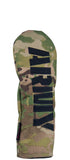 "ARMY" MultiCam Nylon Canvas Camouflage Headcovers