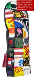 "Crazy Squares" LIMITED EDITION Premium Leather Headcovers (IN STOCK LIMITED)