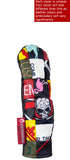 "Crazy Squares" LIMITED EDITION Premium Leather Headcovers (IN STOCK LIMITED)