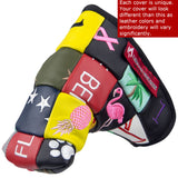 "Crazy Squares" LIMITED EDITION Premium Leather Headcovers (IN STOCK LIMITED)