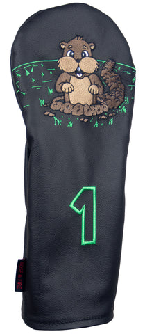 Gopher Black Headcovers