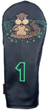 Gopher Black Headcovers