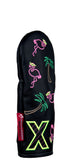 Neon Lights Flamingo Headcovers