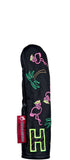 Neon Lights Flamingo Headcovers