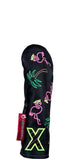 Neon Lights Flamingo Headcovers