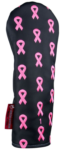 LIMITED EDITION Pink Ribbon Premium USA Leather Headcovers