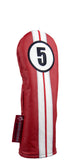 Limited Edition RED Racing Stripes Headcovers