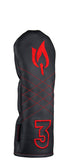 "Diamonds" Rose & Fire Premium USA Leather Headcovers(PRE-ORDER)