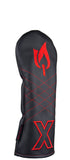 "Diamonds" Rose & Fire Premium USA Leather Headcovers(PRE-ORDER)