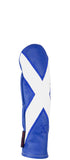 "St. Andrew's Cross" Scottish flag Premium Leather Headcovers (IN STOCK)