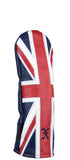 "Union Jack" UK flag Premium Leather Headcovers (PRE-ORDER)